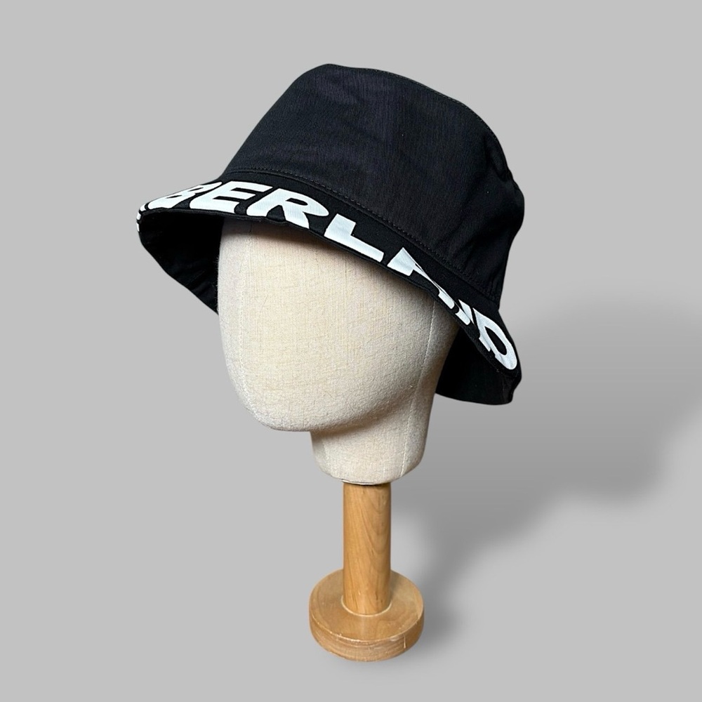 Timberland Men Women Black Logo Bucket Hat Sz L/XL - Picture 7 of 13